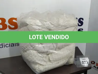 LOTE 023 - 01 SACO COM TRAVESSEIROS. (NO ESTADO EM QUE SE ENCONTRA. SUJEITO A AVARIAS OCULTAS/VISÍVEIS.)