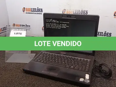 LOTE 198 - 01 NOTEBOOK MARCA VECTOR COM FONTE.  (NO ESTADO) ATENÇÃO! FAZER A VISITAÇÃO ANTES DE ARREMATAR, NÃO SABEMOS SE FUNCIONA. LEILÃO NÃO TEM GARANTIA E NEM DEVOLUÇÃO, SUJEITO A POSSÍVEIS AVARIAS VISÍVEIS/OCULTAS E/OU AUSÊNCIA DE COMPONENTES.