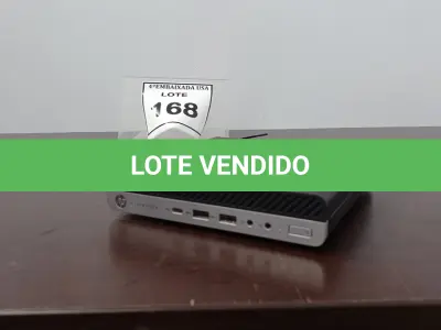 LOTE 168 - 01 HP ELITEDESK 705 G4 SEM MEMÓRIA, SEM HD E SEM FONTE. (NO ESTADO EM QUE SE ENCONTRA. SUJEITO A AVARIAS OCULTAS/VISÍVEIS.)  BD1069M
