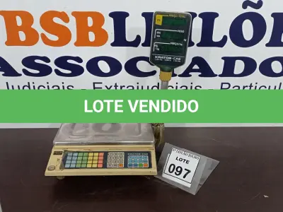 LOTE 097 - 01 BALANÇA DIGITAL MARCA KRATOS MAX. 15KG. (NO ESTADO) ATENÇÃO! FAZER A VISITAÇÃO ANTES DE ARREMATAR, NÃO SABEMOS SE FUNCIONA, LEILÃO NÃO TEM GARANTIA E NEM DEVOLUÇÃO, SUJEITO A POSSÍVEIS AVARIAS VISÍVEIS/OCULTAS E/OU AUSÊNCIA DE COMPONENTES.