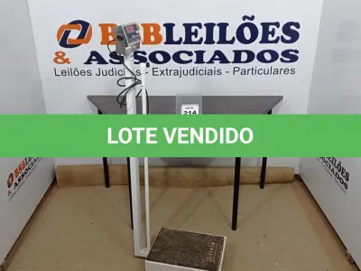 LOTE 214 - 01 BALANÇA CORPORAL MARCA LÍDER. (NO ESTADO) ATENÇÃO! FAZER A VISITAÇÃO ANTES DE ARREMATAR, NÃO SABEMOS SE FUNCIONA, LEILÃO NÃO TEM GARANTIA E NEM DEVOLUÇÃO, SUJEITO A POSSÍVEIS AVARIAS VISÍVEIS/OCULTAS E/OU AUSÊNCIA DE COMPONENTES.