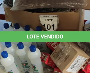 LOTE 101 - 01 LOTE COM GRANDE QUANTIDADE DE ARAMES DE CADERNOS, CLIPS DE PAPEL, COLCHETES XR E ÁLCOOL EM GEL 70%. (NO ESTADO) ATENÇÃO! FAZER A VISITAÇÃO ANTES DE ARREMATAR, NÃO SABEMOS SE FUNCIONA, LEILÃO NÃO TEM GARANTIA E NEM DEVOLUÇÃO, SUJEITO A POSSÍVEIS AVARIAS VISÍVEIS/OCULTAS E/OU AUSÊNCIA DE COMPONENTES.