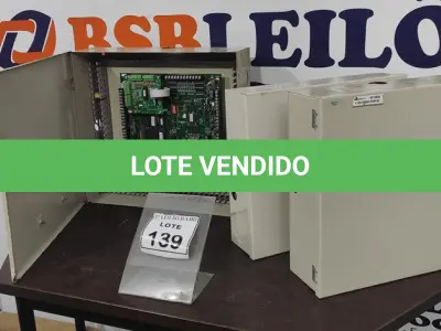 LOTE 139 - 03 QUADROS DE DISTRIBUIÇÃO. (NO ESTADO) ATENÇÃO! FAZER A VISITAÇÃO ANTES DE ARREMATAR, NÃO SABEMOS SE FUNCIONA, LEILÃO NÃO TEM GARANTIA E NEM DEVOLUÇÃO, SUJEITO A POSSÍVEIS AVARIAS VISÍVEIS/OCULTAS E/OU AUSÊNCIA DE COMPONENTES.