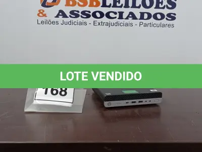 LOTE 168 - 01 HP ELITEDESK 705 G4 SEM MEMÓRIA, SEM HD E SEM FONTE. (NO ESTADO EM QUE SE ENCONTRA. SUJEITO A AVARIAS OCULTAS/VISÍVEIS.)  BD1069M