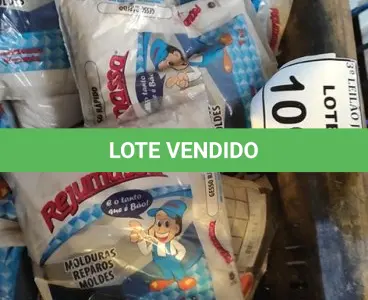 LOTE 109 - 01 LOTE COM GRANDE QUANTIDADE PACOTES DE GESSO RÁPIDO PARA MOLDURAS, REPAROS E MOLDES DE 1KG CADA MARCA REJUMASSA. (NOVO) (NO ESTADO) ATENÇÃO! FAZER A VISITAÇÃO ANTES DE ARREMATAR, NÃO SABEMOS SE FUNCIONA. LEILÃO NÃO TEM GARANTIA E NEM DEVOLUÇÃO, SUJEITO A POSSÍVEIS AVARIAS VISÍVEIS/OCULTAS E/OU AUSÊNCIA DE COMPONENTES.