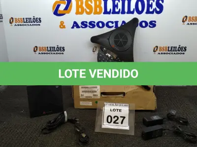 LOTE 027 - 01 ESTAÇÃO PARA VIDEOCONFERÊNCIA. (NO ESTADO) ATENÇÃO! FAZER A VISITAÇÃO ANTES DE ARREMATAR, NÃO SABEMOS SE FUNCIONA, LEILÃO NÃO TEM GARANTIA E NEM DEVOLUÇÃO, SUJEITO A POSSÍVEIS AVARIAS VISÍVEIS/OCULTAS E/OU AUSÊNCIA DE COMPONENTES.