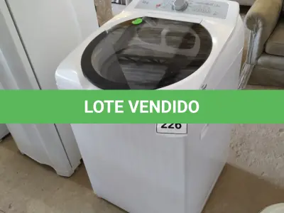 LOTE 226 -  01 MÁQUINA DE LAVAR ROUPAS BRASTEMP 12 KG 220V. (NO ESTADO EM QUE SE ENCONTRA. SUJEITO A AVARIAS OCULTAS/VISÍVEIS.)  AV935B