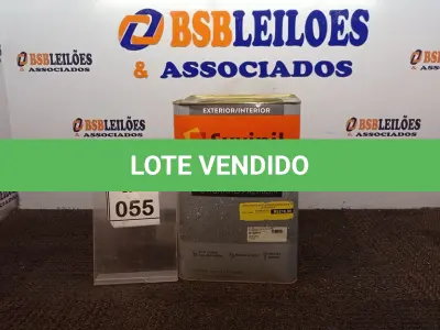 LOTE 055 - 01 LATA DE TEXTURATTO PREMIUM 26KG NA COR BRILHO DOCE DE LEITE MARCA SUVINIL. (NO ESTADO) ATENÇÃO! FAZER A VISITAÇÃO ANTES DE ARREMATAR, NÃO SABEMOS SE FUNCIONA, LEILÃO NÃO TEM GARANTIA E NEM DEVOLUÇÃO, SUJEITO A POSSÍVEIS AVARIAS VISÍVEIS/OCULTAS E/OU AUSÊNCIA DE COMPONENTES.