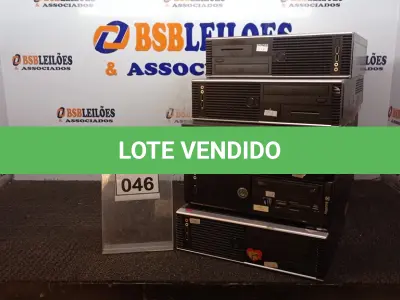 LOTE 046 - 05 CPU’S DE MARCAS E MODELOS DIVERSOS. (NO ESTADO) ATENÇÃO! FAZER A VISITAÇÃO ANTES DE ARREMATAR, NÃO SABEMOS SE FUNCIONA, LEILÃO NÃO TEM GARANTIA E NEM DEVOLUÇÃO, SUJEITO A POSSÍVEIS AVARIAS VISÍVEIS/OCULTAS E/OU AUSÊNCIA DE COMPONENTES.
