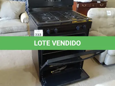 LOTE 233 -  01 FOGÃO WHIRPOOL 04 BOCAS 127V.  (NO ESTADO EM QUE SE ENCONTRA. SUJEITO A AVARIAS OCULTAS/VISÍVEIS.) BJ7230N 