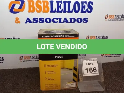 LOTE 166 - 01 LATA DE TINTA PARA PISOS 18L NA COR FOSCO CONCRETO MARCA SUVINIL. (NO ESTADO) ATENÇÃO! FAZER A VISITAÇÃO ANTES DE ARREMATAR, NÃO SABEMOS SE FUNCIONA, LEILÃO NÃO TEM GARANTIA E NEM DEVOLUÇÃO, SUJEITO A POSSÍVEIS AVARIAS VISÍVEIS/OCULTAS E/OU AUSÊNCIA DE COMPONENTES.