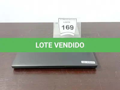 LOTE 169 - 01 DELL LAPTOP SEM FONTE E SEM HD. (NO ESTADO EM QUE SE ENCONTRA. SUJEITO A AVARIAS OCULTAS/VISÍVEIS.)  619396