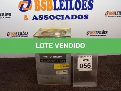 LOTE 055 - 01 LATA DE TEXTURATTO PREMIUM 26KG NA COR BRILHO DOCE DE LEITE MARCA SUVINIL. (NO ESTADO) ATENÇÃO! FAZER A VISITAÇÃO ANTES DE ARREMATAR, NÃO SABEMOS SE FUNCIONA, LEILÃO NÃO TEM GARANTIA E NEM DEVOLUÇÃO, SUJEITO A POSSÍVEIS AVARIAS VISÍVEIS/OCULTAS E/OU AUSÊNCIA DE COMPONENTES.
