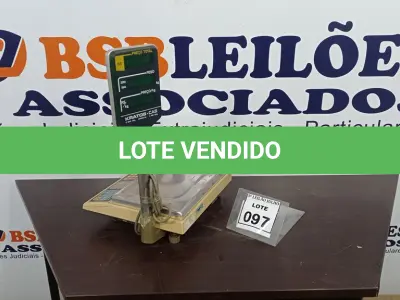 LOTE 097 - 01 BALANÇA DIGITAL MARCA KRATOS MAX. 15KG. (NO ESTADO) ATENÇÃO! FAZER A VISITAÇÃO ANTES DE ARREMATAR, NÃO SABEMOS SE FUNCIONA, LEILÃO NÃO TEM GARANTIA E NEM DEVOLUÇÃO, SUJEITO A POSSÍVEIS AVARIAS VISÍVEIS/OCULTAS E/OU AUSÊNCIA DE COMPONENTES.