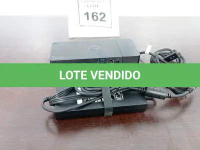 LOTE 162 - 01 DOCK STATION DELL USB TIPO C COM FONTE.  (NO ESTADO EM QUE SE ENCONTRA. SUJEITO A AVARIAS OCULTAS/VISÍVEIS.)