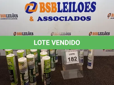 LOTE 182 - 16 BISNAGAS DE SILICONE MARCAS DIVERSAS. (NO ESTADO) ATENÇÃO! FAZER A VISITAÇÃO ANTES DE ARREMATAR, NÃO SABEMOS SE FUNCIONA, LEILÃO NÃO TEM GARANTIA E NEM DEVOLUÇÃO, SUJEITO A POSSÍVEIS AVARIAS VISÍVEIS/OCULTAS E/OU AUSÊNCIA DE COMPONENTES.