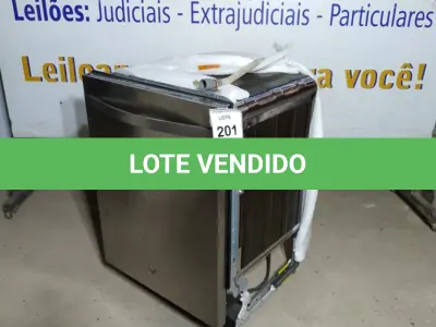 LOTE 201 -  01 LAVA LOUÇA WHIRPOOL 127V. (NO ESTADO EM QUE SE ENCONTRA. SUJEITO A AVARIAS OCULTAS/VISÍVEIS.)  AV9629Y