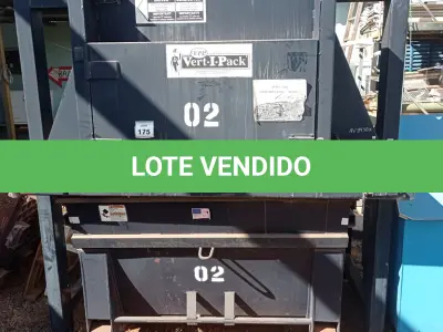 LOTE 175 - 01 COMPACTADORA.PAPEL VERT I PACK Nº02 (NO ESTADO EM QUE SE ENCONTRA. SUJEITO A AVARIAS OCULTAS/VISÍVEIS.) AV9430K