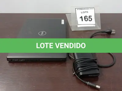 LOTE 165 - 01 DELL LAPTOP COM FONTE E SEM HD. (NO ESTADO EM QUE SE ENCONTRA. SUJEITO A AVARIAS OCULTAS/VISÍVEIS.) 619386