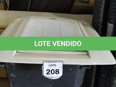 LOTE 208 - 01 EVAPORADORA DE TETO CARRIER.  (NO ESTADO EM QUE SE ENCONTRA. SUJEITO A AVARIAS OCULTAS/VISÍVEIS.) BH1440J 