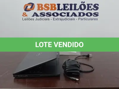LOTE 165 - 01 DELL LAPTOP COM FONTE E SEM HD. (NO ESTADO EM QUE SE ENCONTRA. SUJEITO A AVARIAS OCULTAS/VISÍVEIS.) 619386