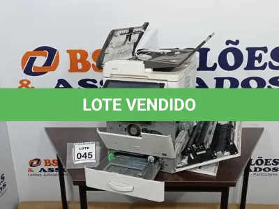 LOTE 045 - 01 IMPRESSORA MULTIFUNCIONAL COM TELA DIGITAL MARCA RICOH. (NO ESTADO) ATENÇÃO! FAZER A VISITAÇÃO ANTES DE ARREMATAR, NÃO SABEMOS SE FUNCIONA, LEILÃO NÃO TEM GARANTIA E NEM DEVOLUÇÃO, SUJEITO A POSSÍVEIS AVARIAS VISÍVEIS/OCULTAS E/OU AUSÊNCIA DE COMPONENTES.