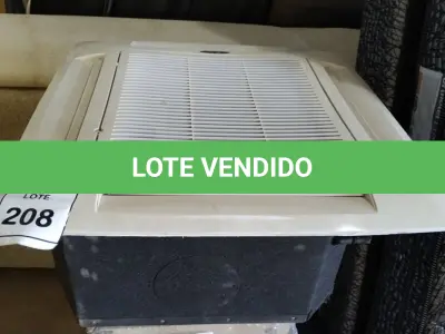 LOTE 208 - 01 EVAPORADORA DE TETO CARRIER.  (NO ESTADO EM QUE SE ENCONTRA. SUJEITO A AVARIAS OCULTAS/VISÍVEIS.) BH1440J 