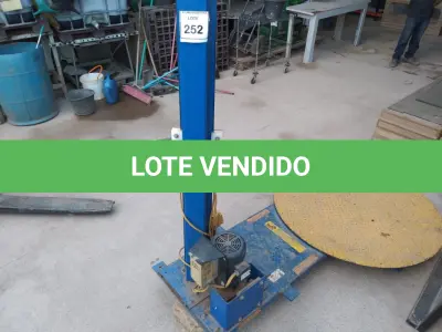 LOTE 252 - 01 EMBALADORA GIRATÓRIA. (NO ESTADO EM QUE SE ENCONTRA. SUJEITO A AVARIAS OCULTAS/VISÍVEIS.)