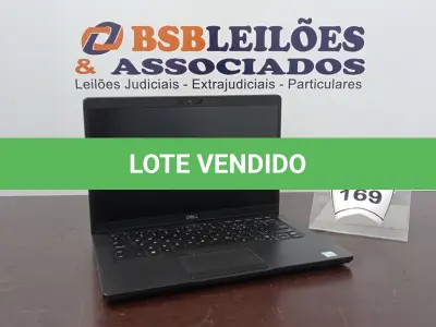 LOTE 169 - 01 DELL LAPTOP SEM FONTE E SEM HD. (NO ESTADO EM QUE SE ENCONTRA. SUJEITO A AVARIAS OCULTAS/VISÍVEIS.)  619396