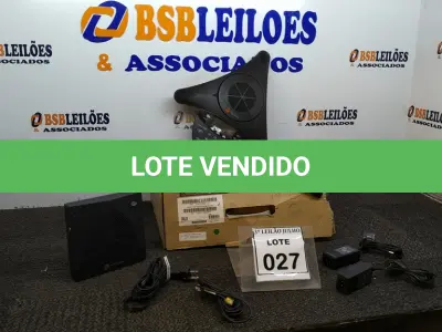 LOTE 027 - 01 ESTAÇÃO PARA VIDEOCONFERÊNCIA. (NO ESTADO) ATENÇÃO! FAZER A VISITAÇÃO ANTES DE ARREMATAR, NÃO SABEMOS SE FUNCIONA, LEILÃO NÃO TEM GARANTIA E NEM DEVOLUÇÃO, SUJEITO A POSSÍVEIS AVARIAS VISÍVEIS/OCULTAS E/OU AUSÊNCIA DE COMPONENTES.