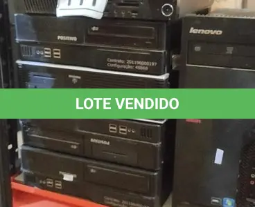 LOTE 111 - 06 CPU’S DE MARCAS E MODELOS DIVERSOS. (NO ESTADO) ATENÇÃO! FAZER A VISITAÇÃO ANTES DE ARREMATAR, NÃO SABEMOS SE FUNCIONA, LEILÃO NÃO TEM GARANTIA E NEM DEVOLUÇÃO, SUJEITO A POSSÍVEIS AVARIAS VISÍVEIS/OCULTAS E/OU AUSÊNCIA DE COMPONENTES.