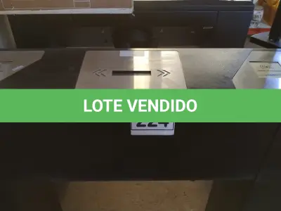 LOTE 224 - 01 CATRACA ELETRÔNICA. (NO ESTADO) ATENÇÃO! FAZER A VISITAÇÃO ANTES DE ARREMATAR, NÃO SABEMOS SE FUNCIONA, LEILÃO NÃO TEM GARANTIA E NEM DEVOLUÇÃO, SUJEITO A POSSÍVEIS AVARIAS VISÍVEIS/OCULTAS E/OU AUSÊNCIA DE COMPONENTES.