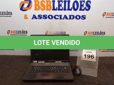 LOTE 196 - 01 NOTEBOOK MARCA VECTOR COM FONTE.  (NO ESTADO) ATENÇÃO! FAZER A VISITAÇÃO ANTES DE ARREMATAR, NÃO SABEMOS SE FUNCIONA. LEILÃO NÃO TEM GARANTIA E NEM DEVOLUÇÃO, SUJEITO A POSSÍVEIS AVARIAS VISÍVEIS/OCULTAS E/OU AUSÊNCIA DE COMPONENTES.