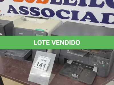 LOTE 141 - 01 IMPRESSORA MODELO B-510DN MARCA EPSON E 01 IMPRESSORA MODELO M125A MARCA HP. (NO ESTADO) ATENÇÃO! FAZER A VISITAÇÃO ANTES DE ARREMATAR, NÃO SABEMOS SE FUNCIONA, LEILÃO NÃO TEM GARANTIA E NEM DEVOLUÇÃO, SUJEITO A POSSÍVEIS AVARIAS VISÍVEIS/OCULTAS E/OU AUSÊNCIA DE COMPONENTES.