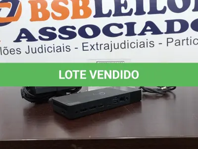 LOTE 164 - 01 DOCK STATION DELL USB TIPO C COM FONTE.  (NO ESTADO EM QUE SE ENCONTRA. SUJEITO A AVARIAS OCULTAS/VISÍVEIS.)