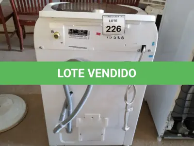 LOTE 226 -  01 MÁQUINA DE LAVAR ROUPAS BRASTEMP 12 KG 220V. (NO ESTADO EM QUE SE ENCONTRA. SUJEITO A AVARIAS OCULTAS/VISÍVEIS.)  AV935B