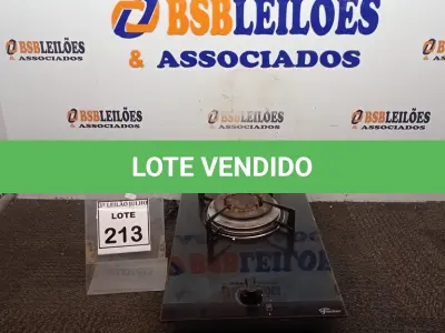 LOTE 213 - 01 COOKTOP 01 BOCA MARCA FISCHER. (NO ESTADO) ATENÇÃO! FAZER A VISITAÇÃO ANTES DE ARREMATAR, NÃO SABEMOS SE FUNCIONA, LEILÃO NÃO TEM GARANTIA E NEM DEVOLUÇÃO, SUJEITO A POSSÍVEIS AVARIAS VISÍVEIS/OCULTAS E/OU AUSÊNCIA DE COMPONENTES.
