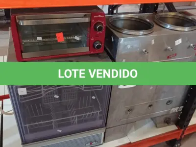LOTE 091 - 01 CAFETEIRA INDUSTRIAL, 01 LAVA LOUCA MARCA ENXUTA E 01 FORNO ELÉTRICO MARCA BRITÂNIA. (NO ESTADO) ATENÇÃO! FAZER A VISITAÇÃO ANTES DE ARREMATAR, NÃO SABEMOS SE FUNCIONA, LEILÃO NÃO TEM GARANTIA E NEM DEVOLUÇÃO, SUJEITO A POSSÍVEIS AVARIAS VISÍVEIS/OCULTAS E/OU AUSÊNCIA DE COMPONENTES.