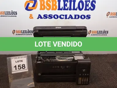 LOTE 158 - 01 IMPRESSORA MODELO L4150 MARCA EPSON. (NO ESTADO) ATENÇÃO! FAZER A VISITAÇÃO ANTES DE ARREMATAR, NÃO SABEMOS SE FUNCIONA, LEILÃO NÃO TEM GARANTIA E NEM DEVOLUÇÃO, SUJEITO A POSSÍVEIS AVARIAS VISÍVEIS/OCULTAS E/OU AUSÊNCIA DE COMPONENTES.