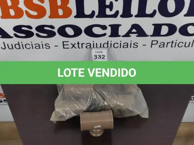 LOTE 332 - 10 TÊ 75-60 MARCA KRONA. (NO ESTADO) ATENÇÃO! FAZER A VISITAÇÃO ANTES DE ARREMATAR, NÃO SABEMOS SE FUNCIONA. LEILÃO NÃO TEM GARANTIA E NEM DEVOLUÇÃO, SUJEITO A POSSÍVEIS AVARIAS VISÍVEIS/OCULTAS E/OU AUSÊNCIA DE COMPONENTES.