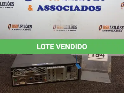 LOTE 194 - 01 CPU 4° GERAÇÃO PROCESSADOR I3 MARCA POSITIVO. (NO ESTADO) ATENÇÃO! FAZER A VISITAÇÃO ANTES DE ARREMATAR, NÃO SABEMOS SE FUNCIONA, LEILÃO NÃO TEM GARANTIA E NEM DEVOLUÇÃO, SUJEITO A POSSÍVEIS AVARIAS VISÍVEIS/OCULTAS E/OU AUSÊNCIA DE COMPONENTES.