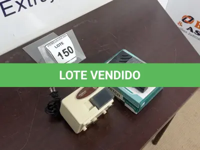 LOTE 150 - 01 APONTADOR DE LÁPIS ELÉTRICO E 01 SWITCH. (NO ESTADO EM QUE SE ENCONTRA. SUJEITO A AVARIAS OCULTAS/VISÍVEIS.)