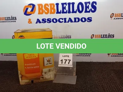LOTE 177 - 01 LATA DE TINTA ACRÍLICA 18L NA COR FOSCO PALHA MARCA GLASURIT. (NO ESTADO) ATENÇÃO! FAZER A VISITAÇÃO ANTES DE ARREMATAR, NÃO SABEMOS SE FUNCIONA, LEILÃO NÃO TEM GARANTIA E NEM DEVOLUÇÃO, SUJEITO A POSSÍVEIS AVARIAS VISÍVEIS/OCULTAS E/OU AUSÊNCIA DE COMPONENTES.