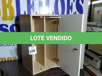 LOTE 206 - 01 ARMÁRIO SUSPENSO.  (NO ESTADO EM QUE SE ENCONTRA. SUJEITO A AVARIAS OCULTAS/VISÍVEIS.)  