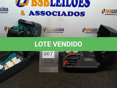 LOTE 007 - 01 IMPRESSORA TÉRMICA DE ETIQUETAS MARCA ZEBRA E 01 IMPRESSORA TÉRMICA MARCA HONEWEEL. (NO ESTADO) ATENÇÃO! FAZER A VISITAÇÃO ANTES DE ARREMATAR, NÃO SABEMOS SE FUNCIONA, LEILÃO NÃO TEM GARANTIA E NEM DEVOLUÇÃO, SUJEITO A POSSÍVEIS AVARIAS VISÍVEIS/OCULTAS E/OU AUSÊNCIA DE COMPONENTES.
