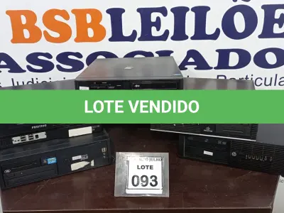 LOTE 093 - 05 CPU’S DE MARCAS E MODELOS DIVERSOS. (NO ESTADO) ATENÇÃO! FAZER A VISITAÇÃO ANTES DE ARREMATAR, NÃO SABEMOS SE FUNCIONA, LEILÃO NÃO TEM GARANTIA E NEM DEVOLUÇÃO, SUJEITO A POSSÍVEIS AVARIAS VISÍVEIS/OCULTAS E/OU AUSÊNCIA DE COMPONENTES.