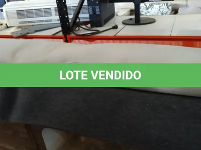 LOTE 189 -  01 TAPETE CINZA. (NO ESTADO EM QUE SE ENCONTRA. SUJEITO A AVARIAS OCULTAS/VISÍVEIS.)  