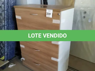 LOTE 209 - 01 ARMÁRIO COM 04 GAVETAS PARA PASTA SUSPENSA.(NO ESTADO EM QUE SE ENCONTRA. SUJEITO A AVARIAS OCULTAS/VISÍVEIS.)