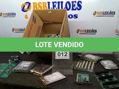 LOTE 012 - 01 LOTE COM VÁRIAS PLACAS MÃE E HD DE SERVIDOR. (NO ESTADO) ATENÇÃO! FAZER A VISITAÇÃO ANTES DE ARREMATAR, NÃO SABEMOS SE FUNCIONA, LEILÃO NÃO TEM GARANTIA E NEM DEVOLUÇÃO, SUJEITO A POSSÍVEIS AVARIAS VISÍVEIS/OCULTAS E/OU AUSÊNCIA DE COMPONENTES.
