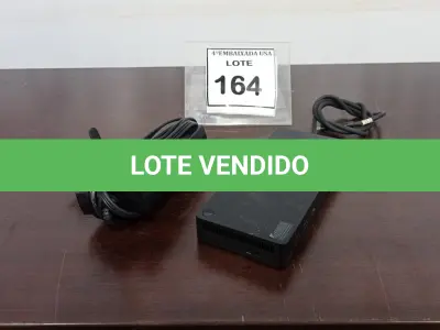 LOTE 164 - 01 DOCK STATION DELL USB TIPO C COM FONTE.  (NO ESTADO EM QUE SE ENCONTRA. SUJEITO A AVARIAS OCULTAS/VISÍVEIS.)